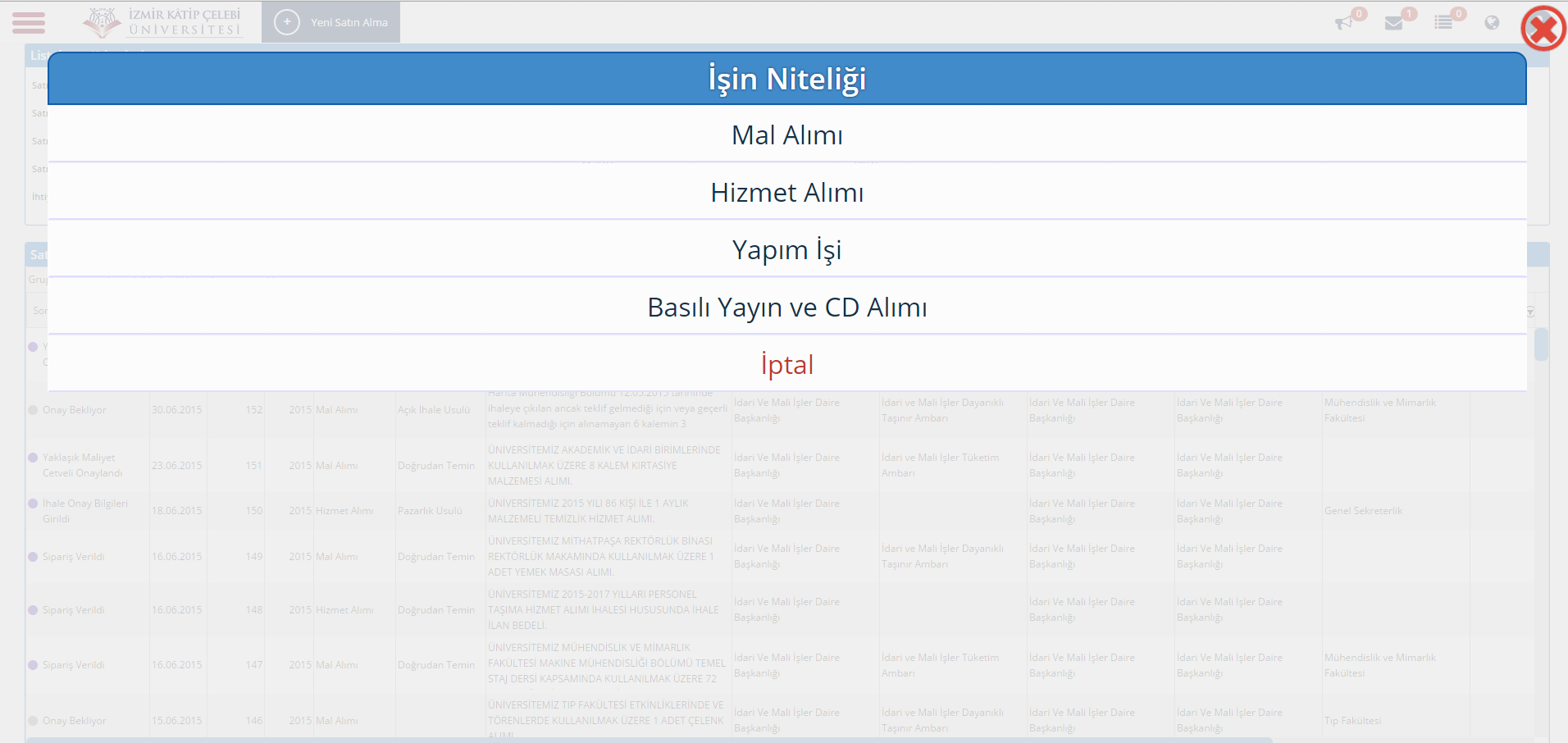 Satın Alma